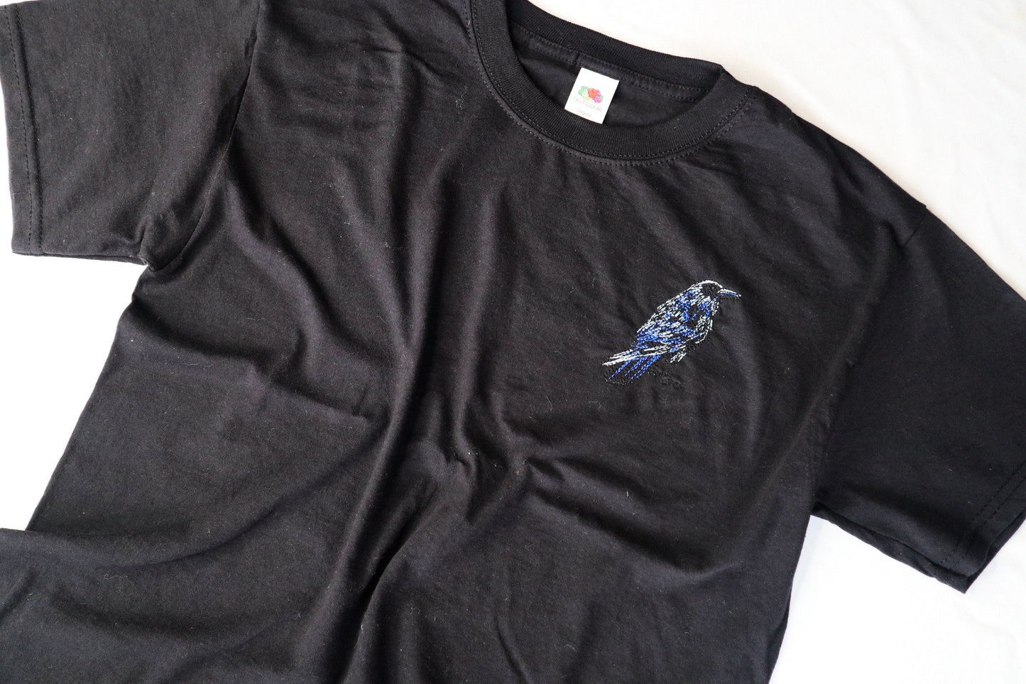 Crow Embroidered T-Shirt