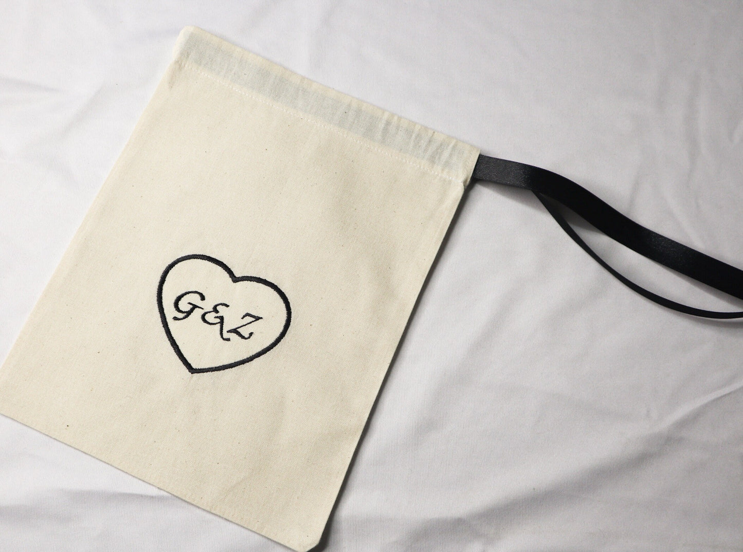 Initials Fabric Gift Bag