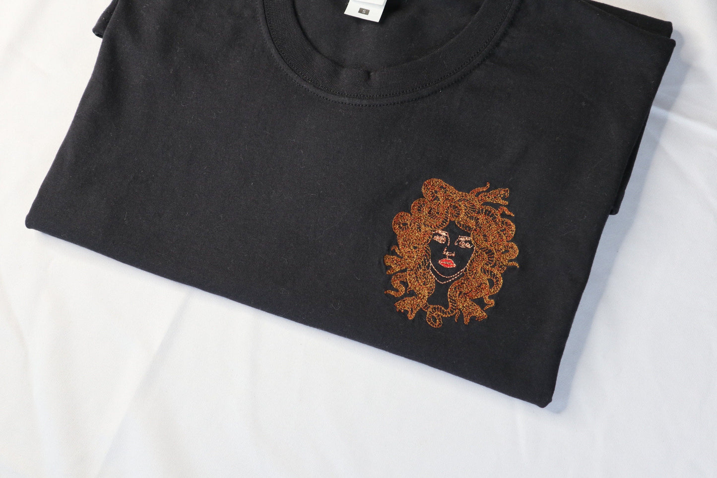 Embroidered Medusa T-Shirt
