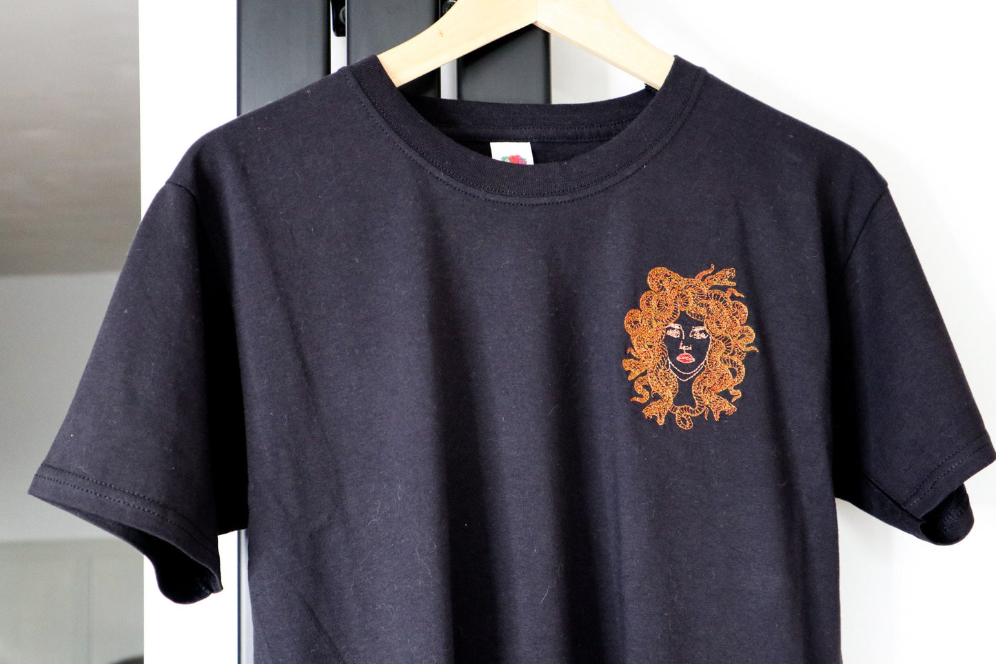 Embroidered Medusa T-Shirt