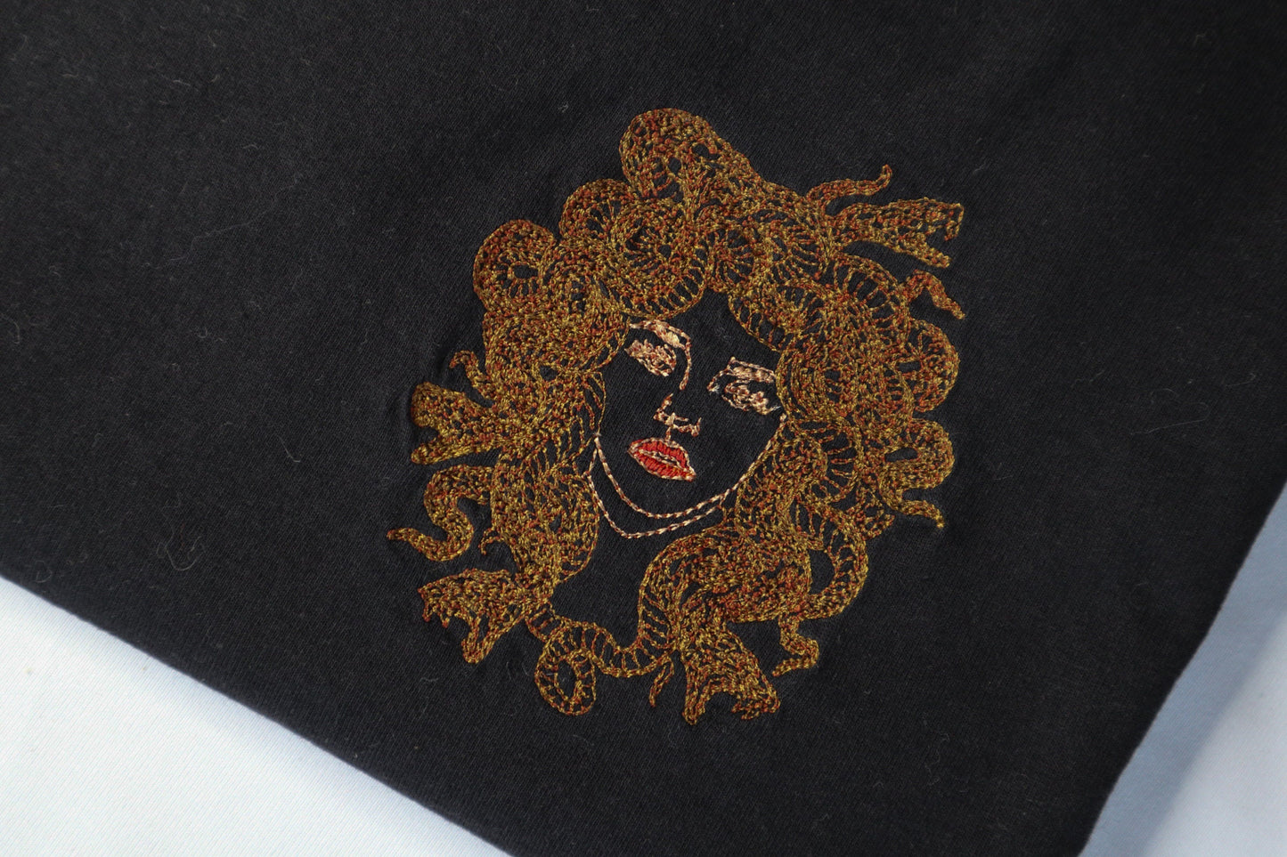 Embroidered Medusa T-Shirt