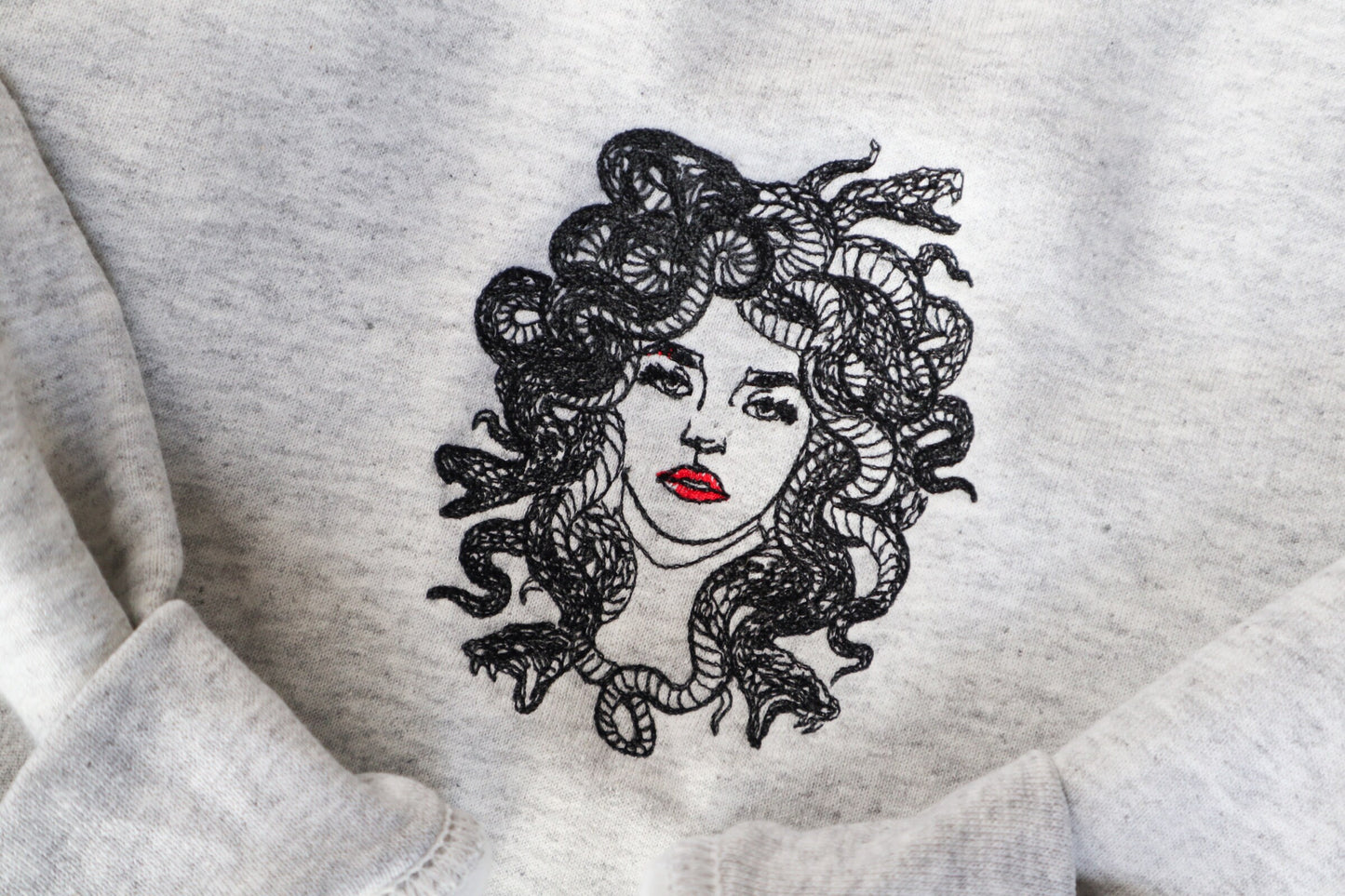 Medusa Embroidered Sweatshirt