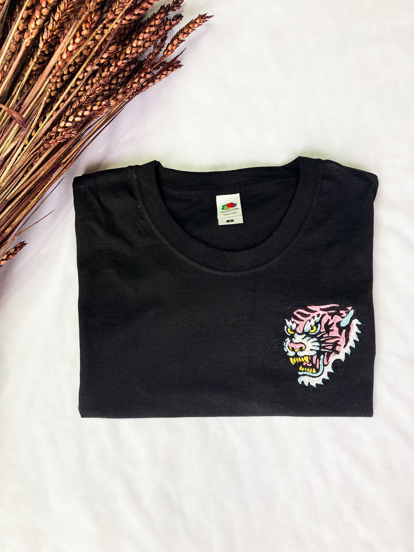 Tiger Embroidered T-Shirt