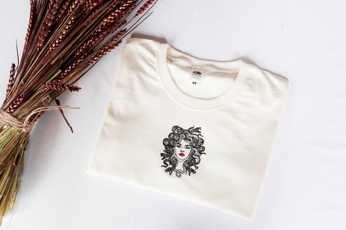 Medusa Embroidered T-Shirt