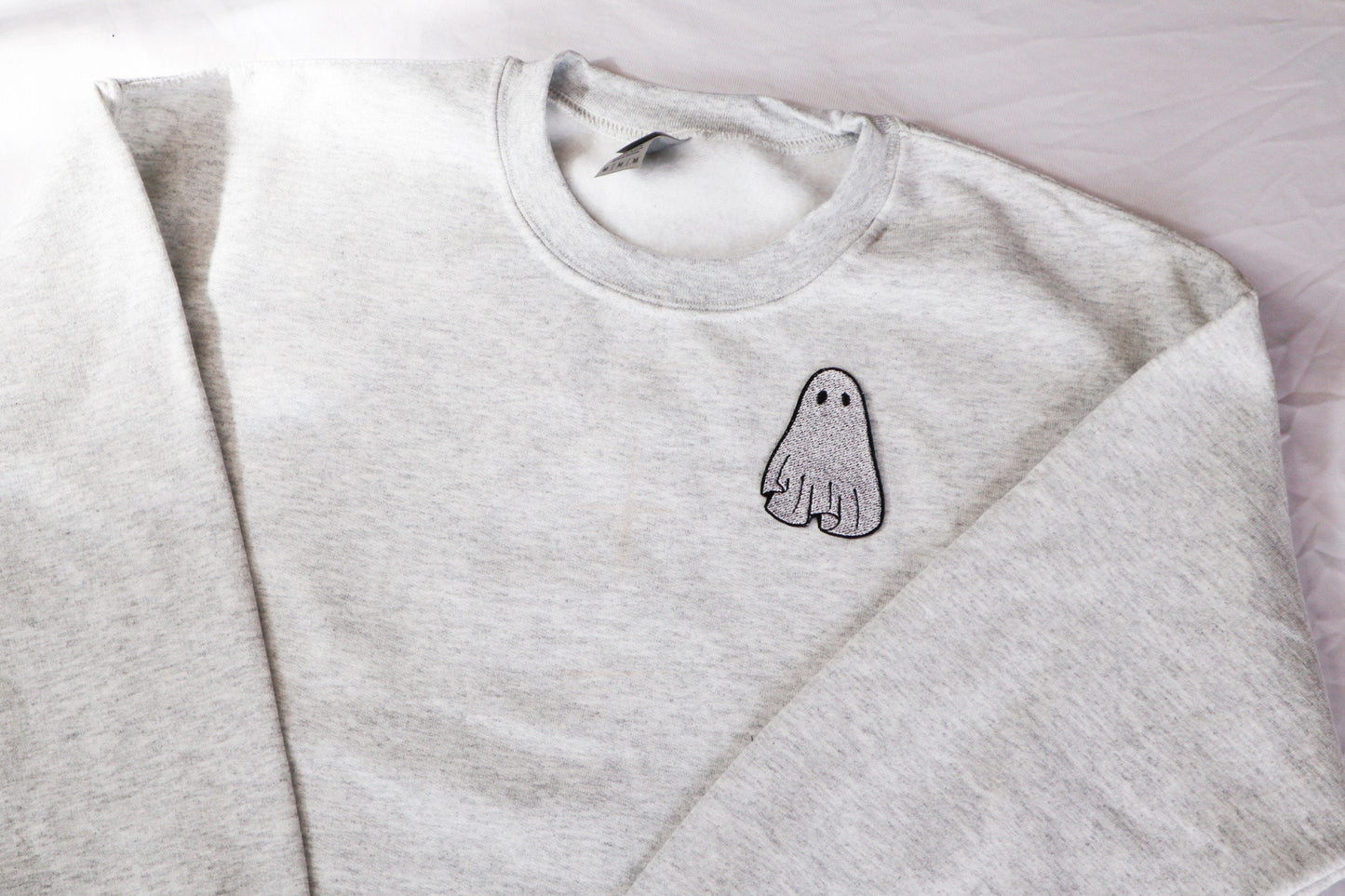 Gothic Ghost Embroidered Sweatshirt
