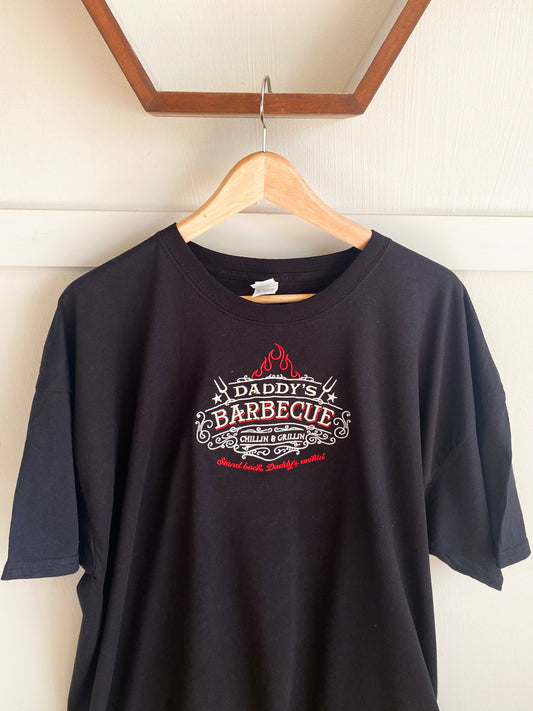 Daddy's Barbecue Embroidered T-Shirt