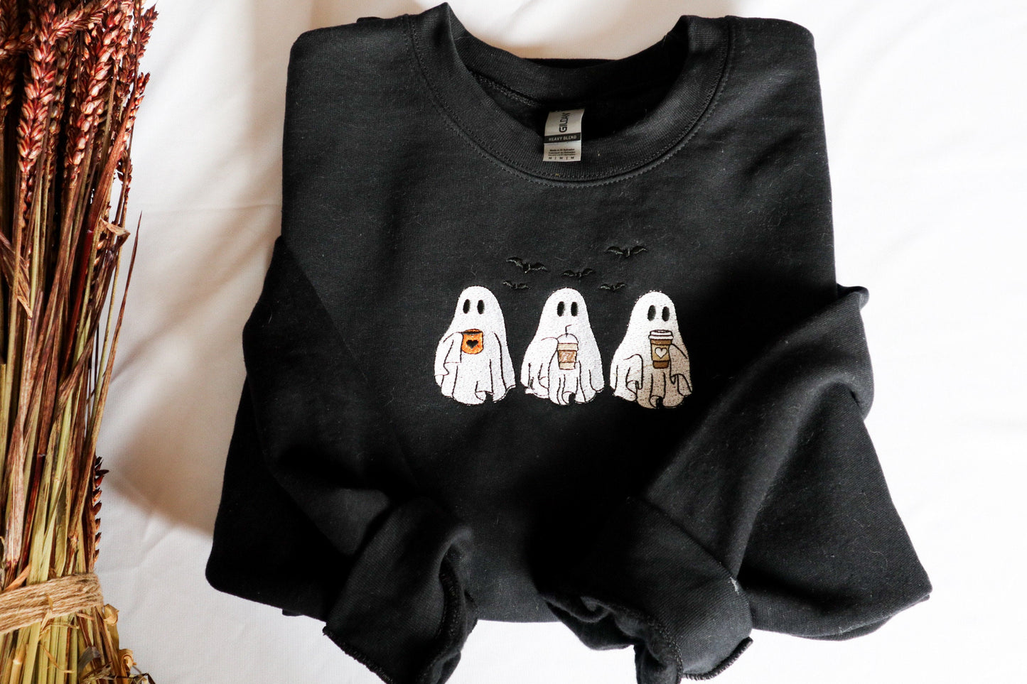 Ghost Coffee Embroidered Sweatshirt
