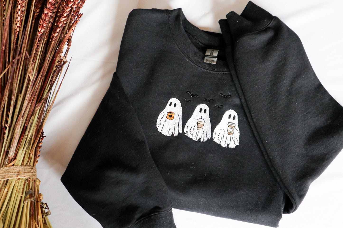 Ghost Coffee Embroidered Sweatshirt