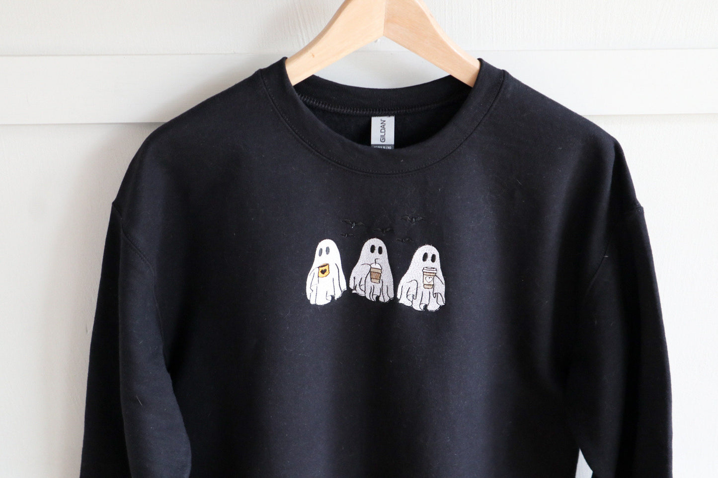Ghost Coffee Embroidered Sweatshirt