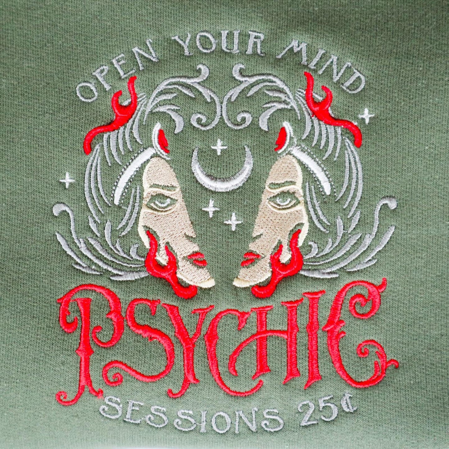 Psychic Embroidered Sweatshirt