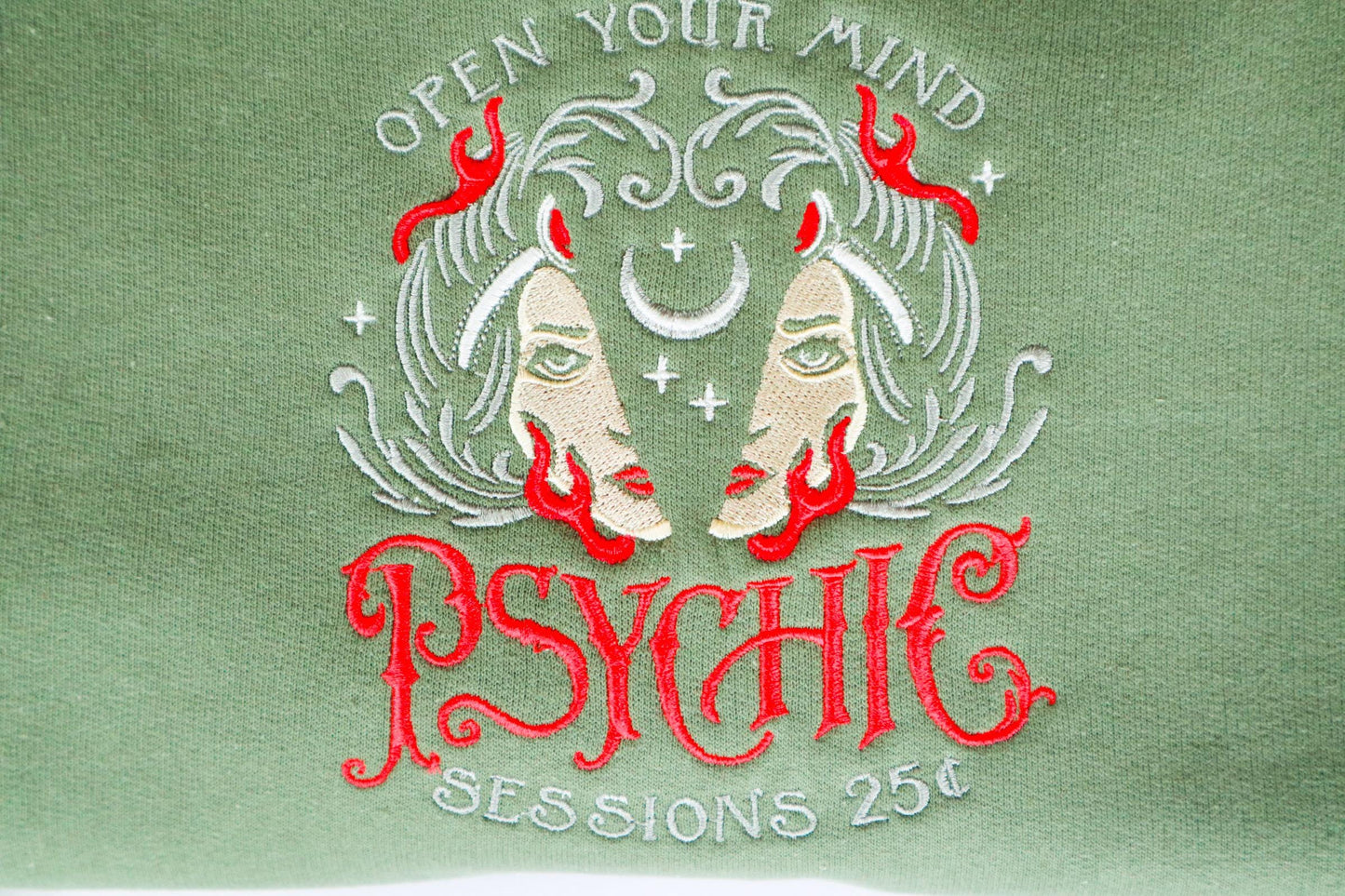 Psychic Embroidered Sweatshirt