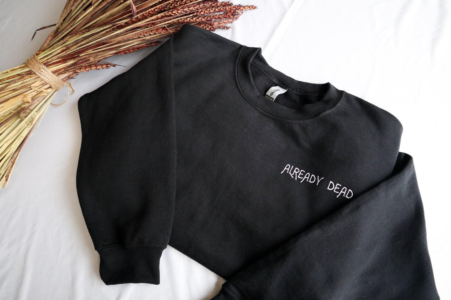 Already Dead Embroidered Sweatshirt