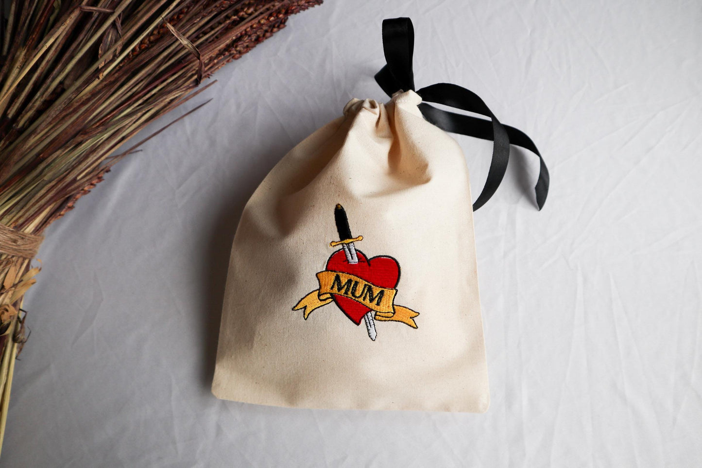 Mum Gothic Fabric Gift Bag
