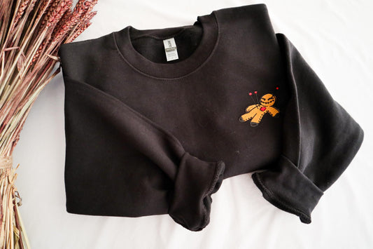 Voodoo Doll Embroidered Sweatshirt