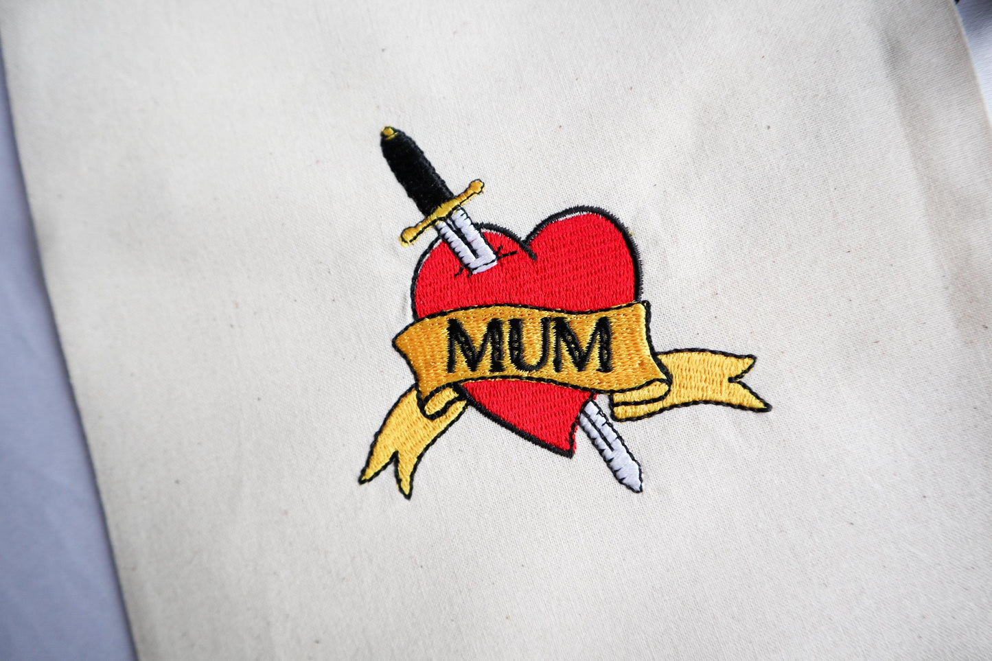 Mum Gothic Fabric Gift Bag