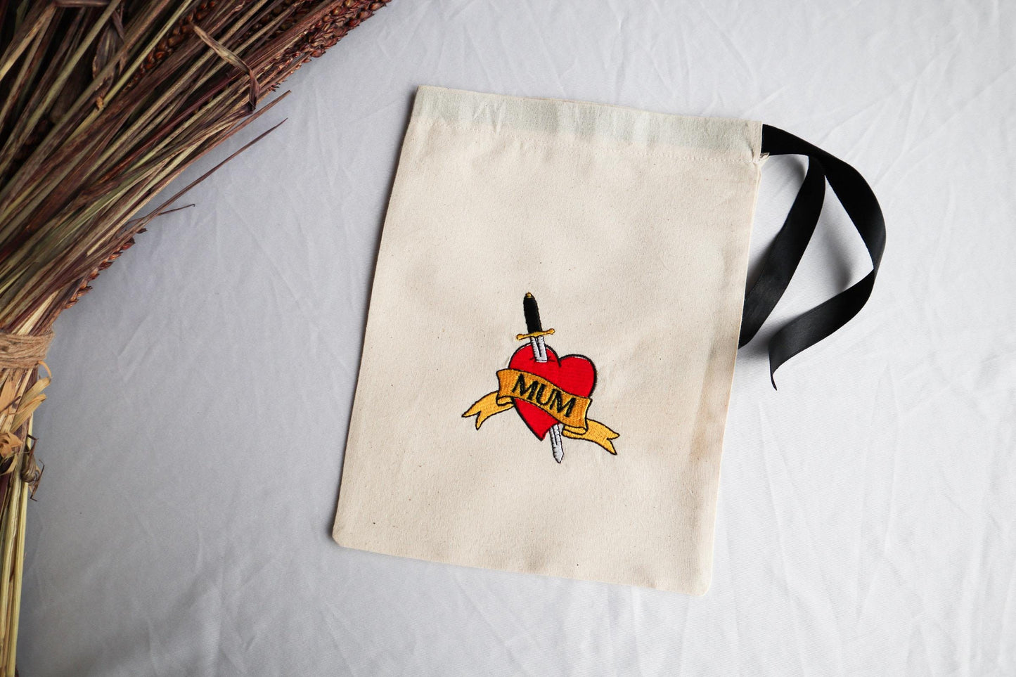 Mum Gothic Fabric Gift Bag
