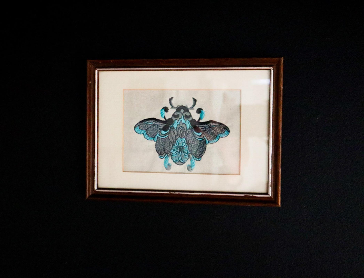 Embroidered Beetle Art