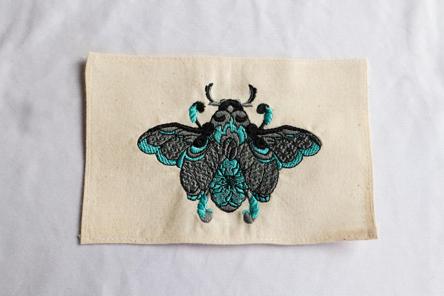 Embroidered Beetle Art